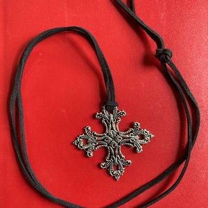 4 pc bundle Leather crafted jewelry Necklace and 3 bracelets/anklets Unique pcs